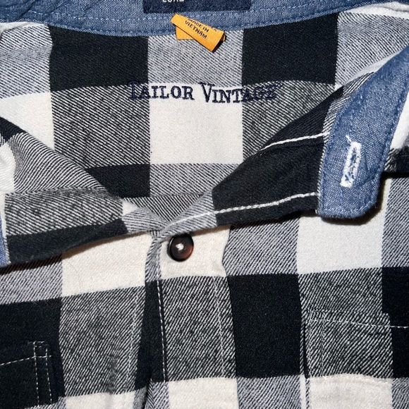 black and white flannel - Picture 6 of 8